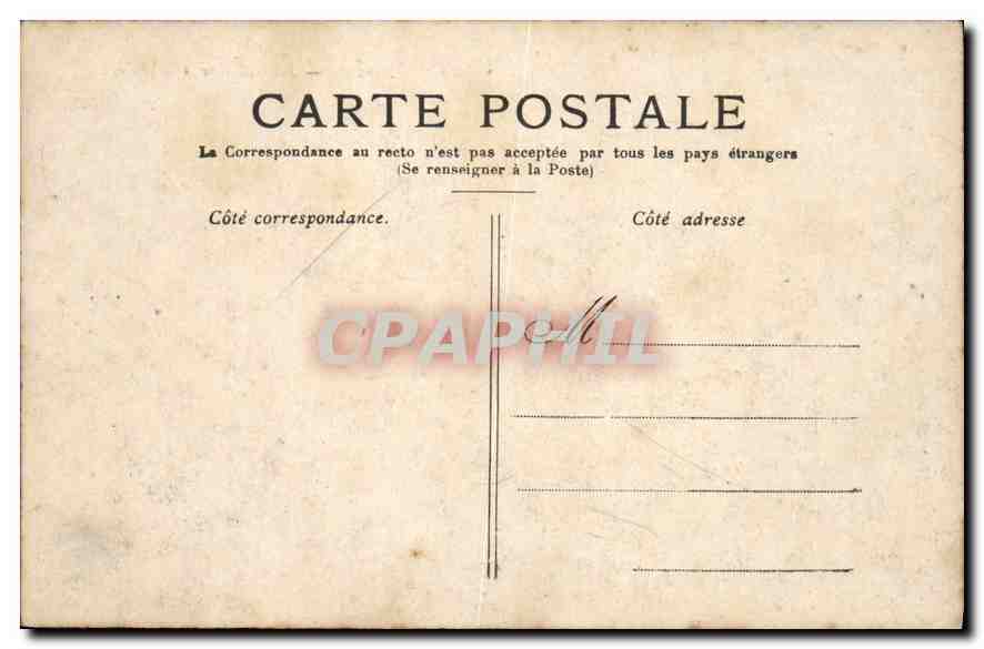 CPA Paris La Colonne Vendome — Rückseite