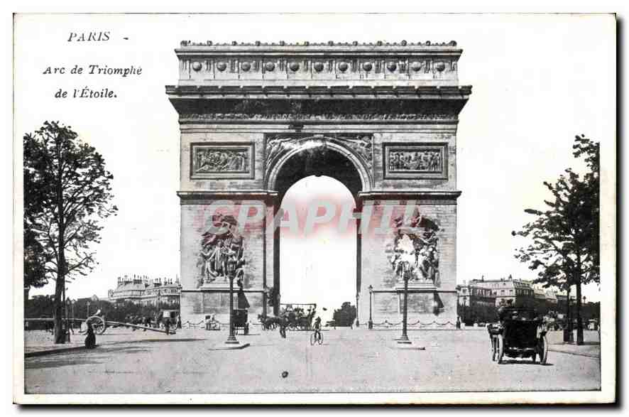 CPA Paris Arc de Triomphe de L'Etoile