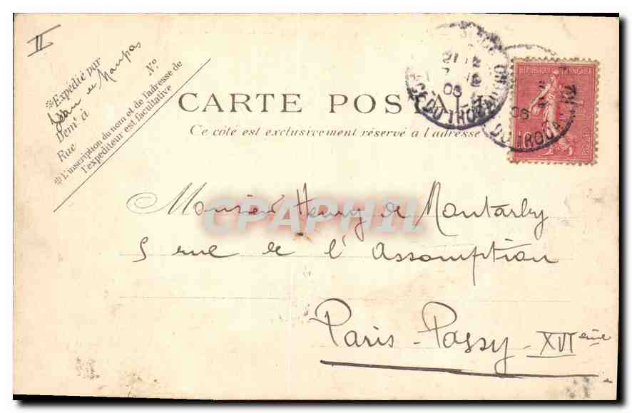 CPA Paris Le Musee Galliera — Rückseite