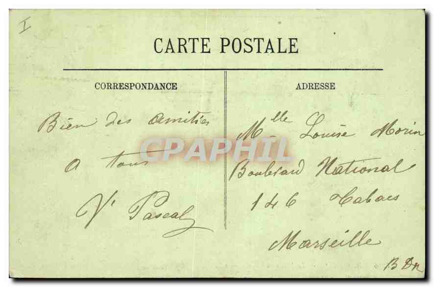 CPA Paris (Ve) Le Musee de Cluny — Rückseite
