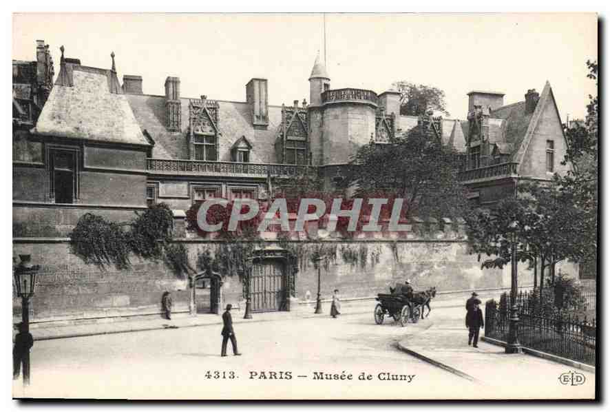CPA Paris Musee de Cluny