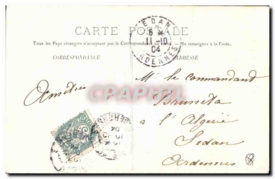CPA Paris La Sorbonne — Rückseite
