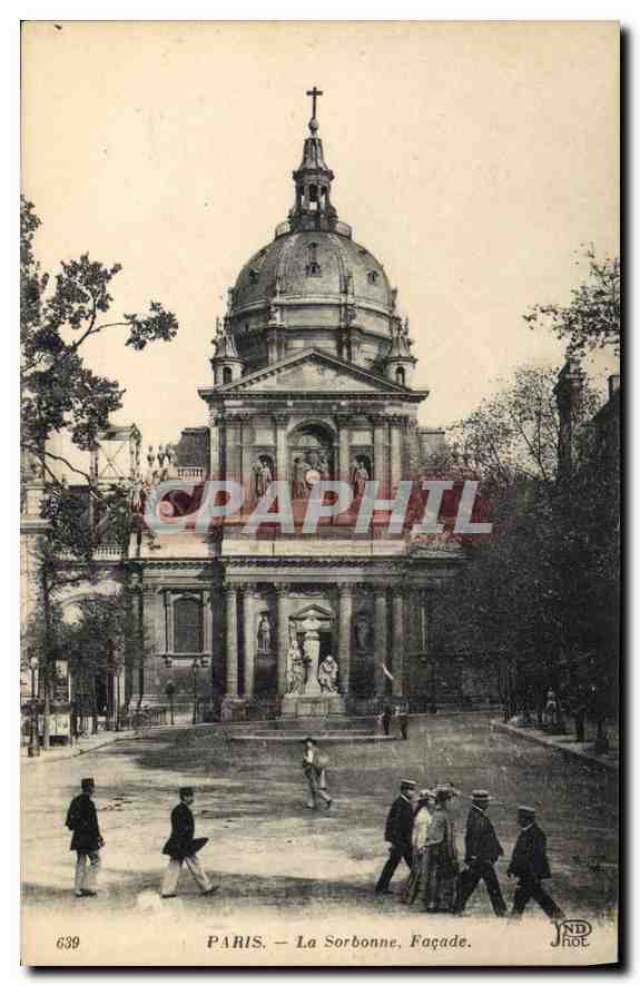 CPA Paris La Sorbonne Facade