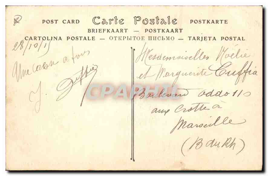 CPA Paris Le Theatre du Chatelet — Verso