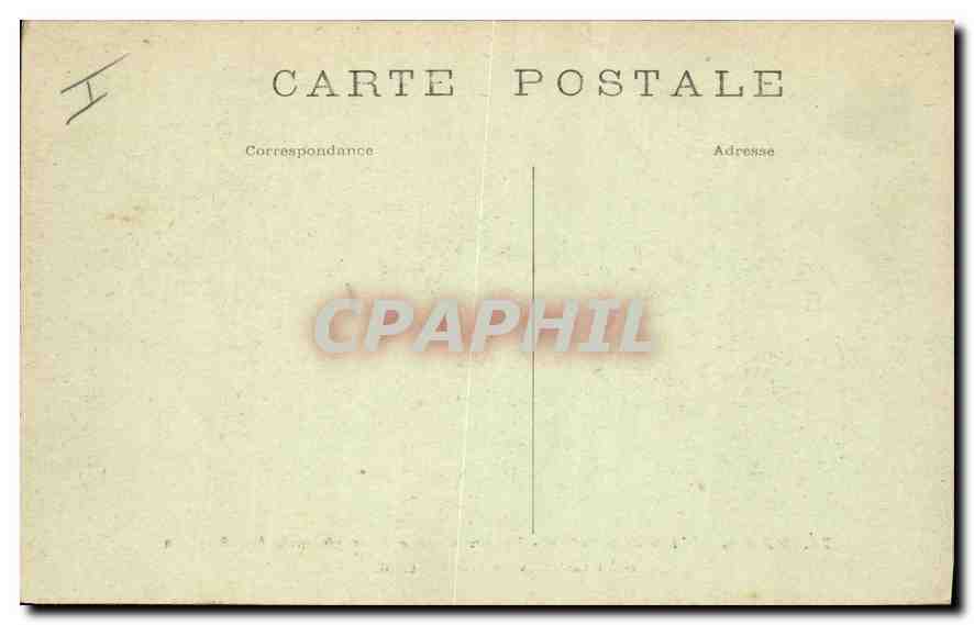CPA Paris Place de la Nation Monument du Triomphe de la Republique et les Colonnes du Trone — Rückseite