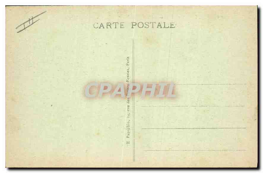 CPA Paris Place d'Italie Mairie du XIIIe et Boulevard de l'Hopital — Rückseite