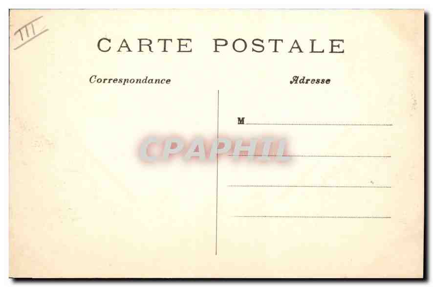 CPA Paris Square des Arts et Metiers — Rückseite