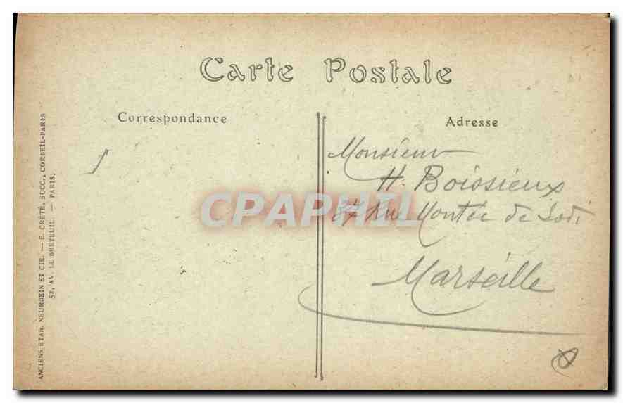 CPA Paris Place de la Concorde L'Obelisque — Verso