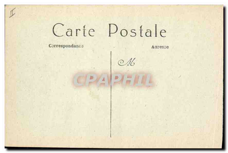 CPA Paris La Madeleine — Verso