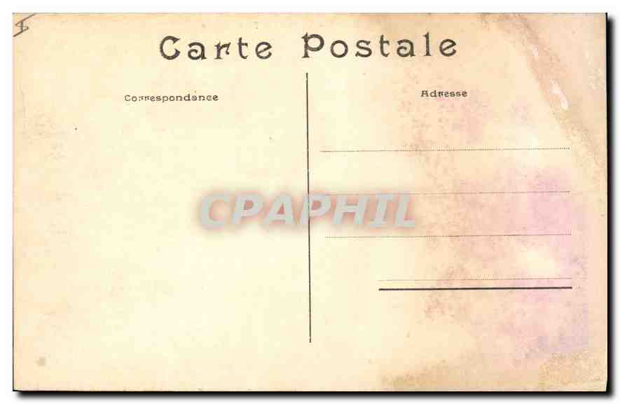 CPA Paris La Comedie Francaise — Rückseite