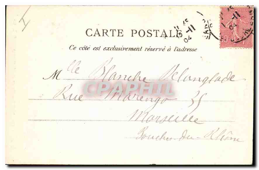 CPA Paris Eglise de Montrouge — Rückseite