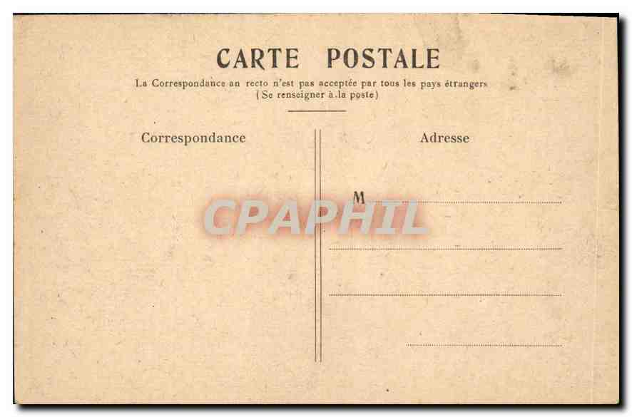 CPA Paris Boul et Porte St Martin — Rückseite