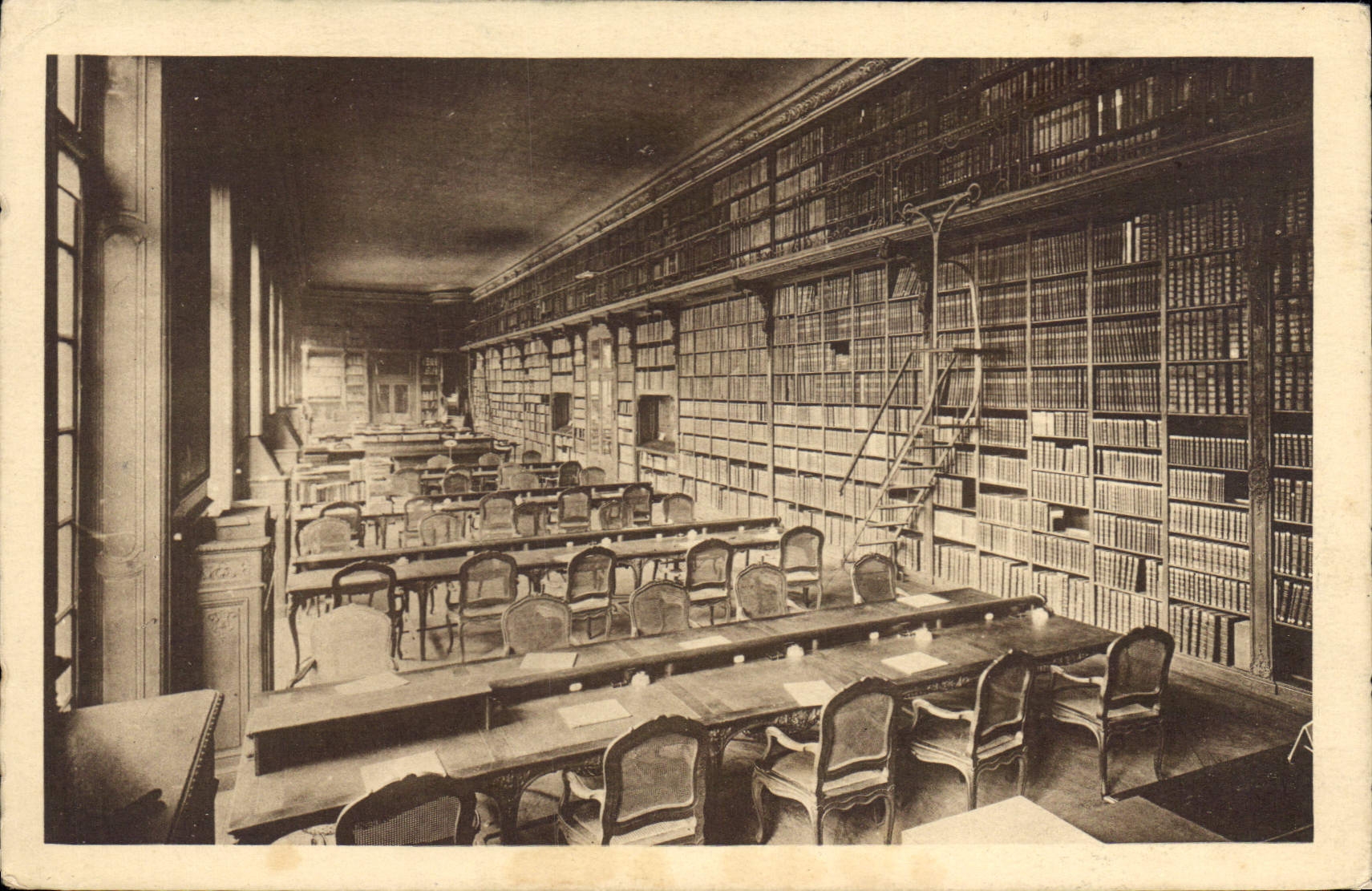 CPA Paris Bibliotheque nationale Salle de Travail