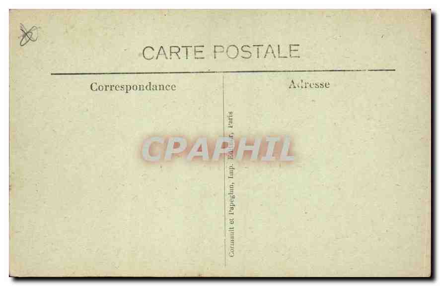 CPA Paris L'Avenue des Champs Elysees — Rückseite