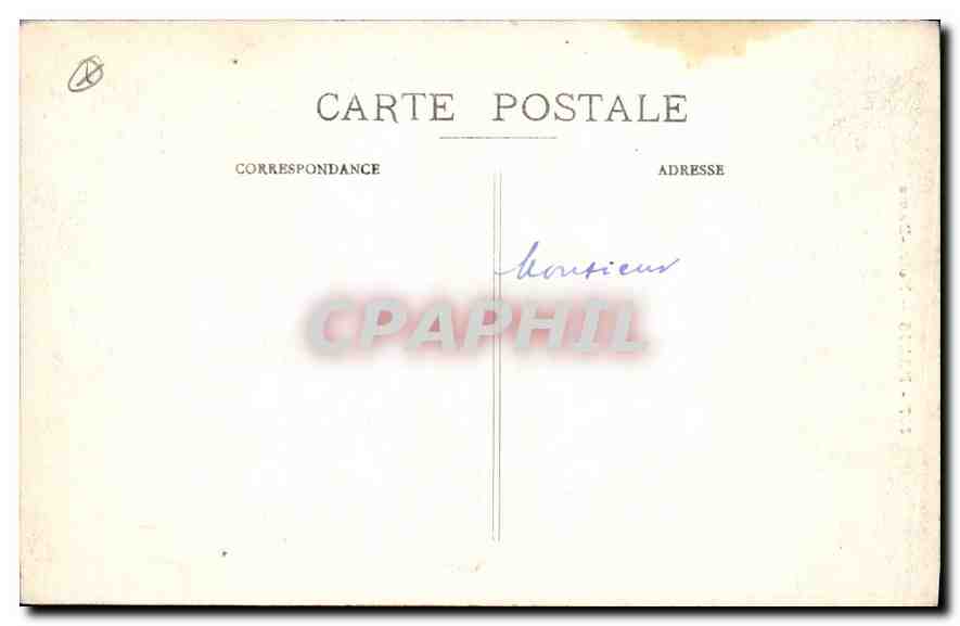 CPA Paris Notre Dame — Verso