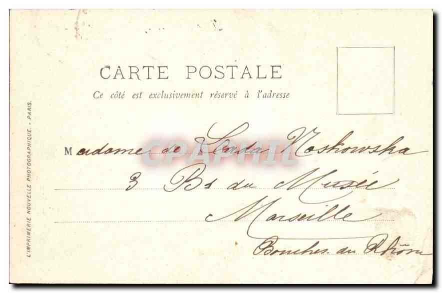 CPA Paris L'Arc de Triomphe du Carrousel — Rückseite