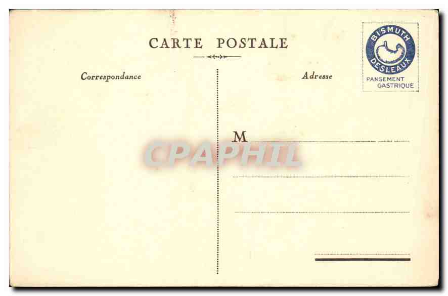 CPA Paris Place de la Concorde — Rückseite