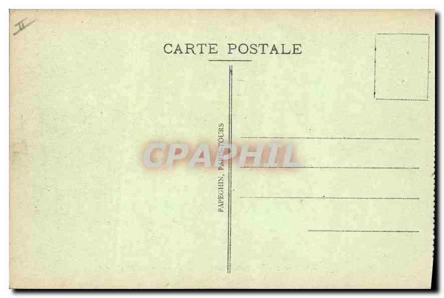 CPA Paris L'Avenue des Champs Elysees et Les Chevaux de Marly — Rückseite