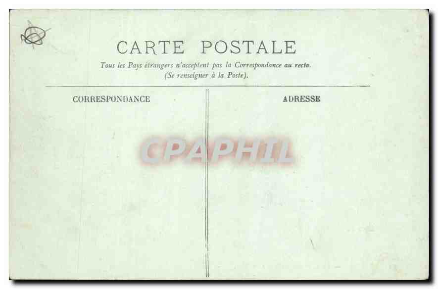 CPA Paris Le Pont des Arts et l'Institut — Rückseite