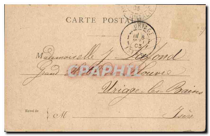 CPA Paris Saint Etienne du Mont — Verso