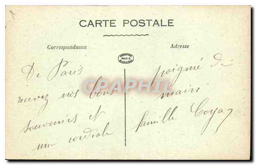 CPA Paris Notre Dame — Rückseite