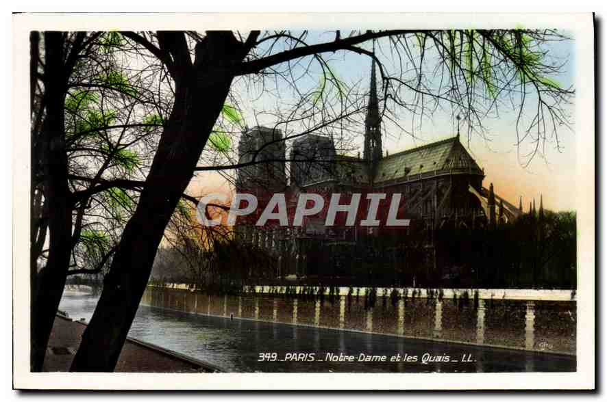 CPA Paris Notre Dame et les Quais
