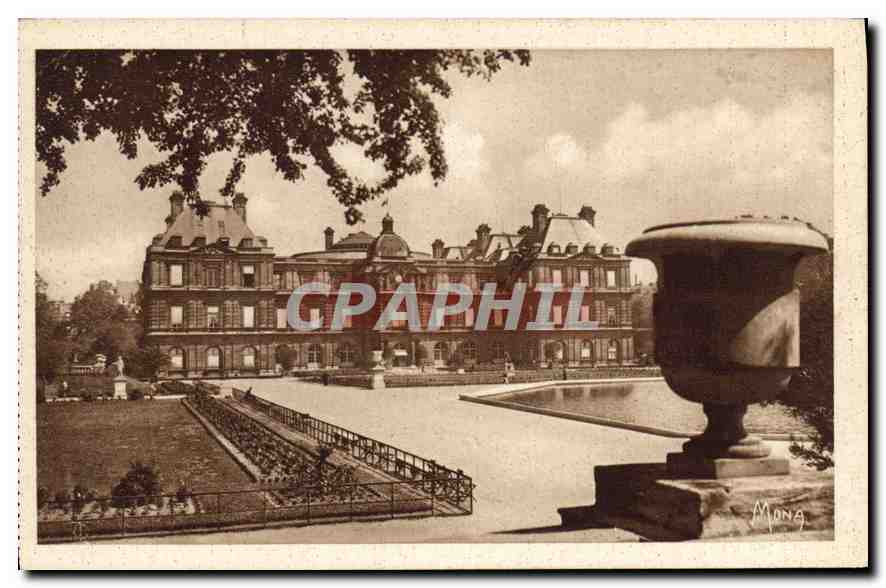 CPA Paris Le Palais du Luxembourg