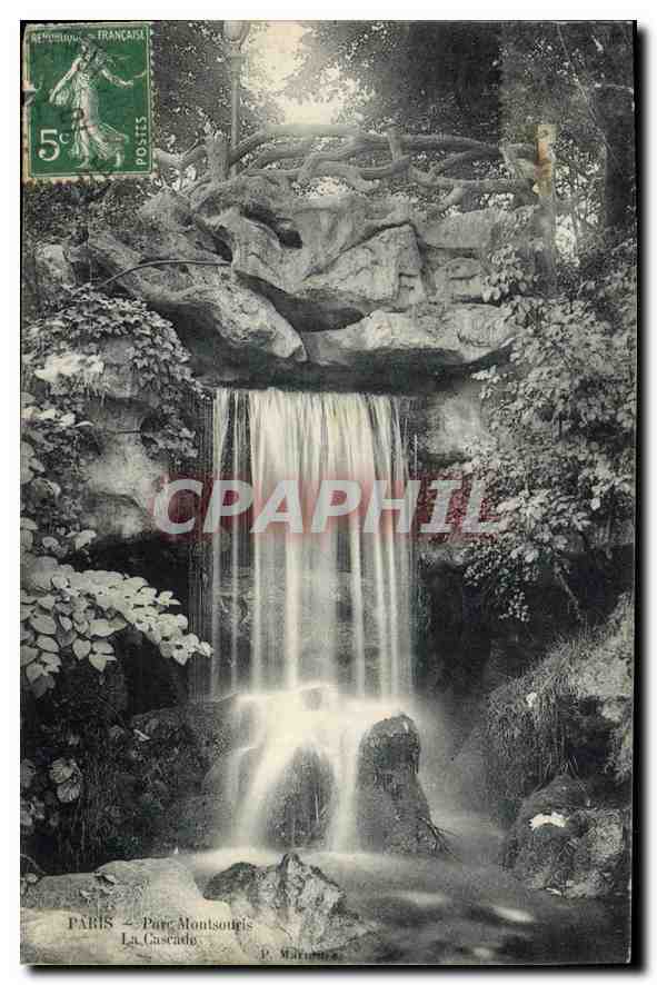 CPA Paris Parc Montsouris La Cascade