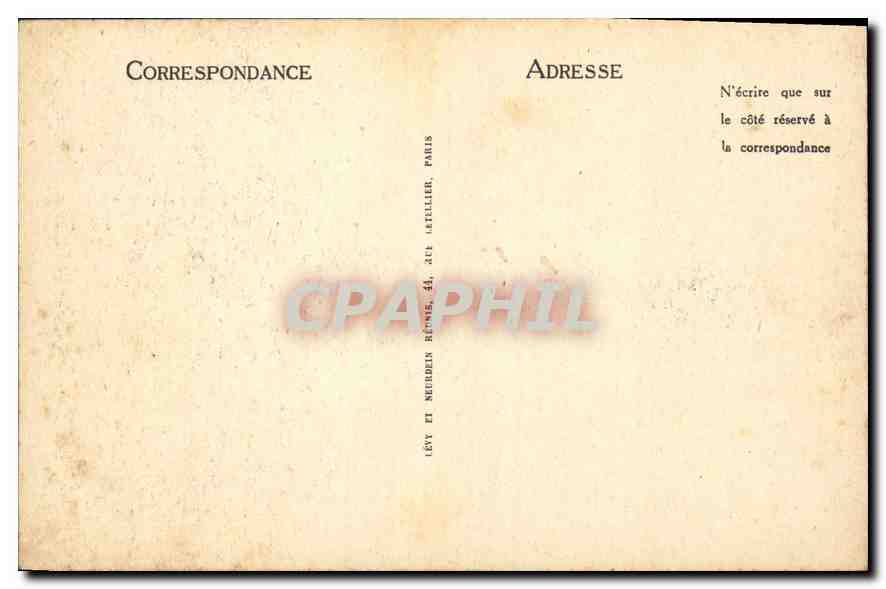 CPA Paris La Tour St Jacques — Rückseite