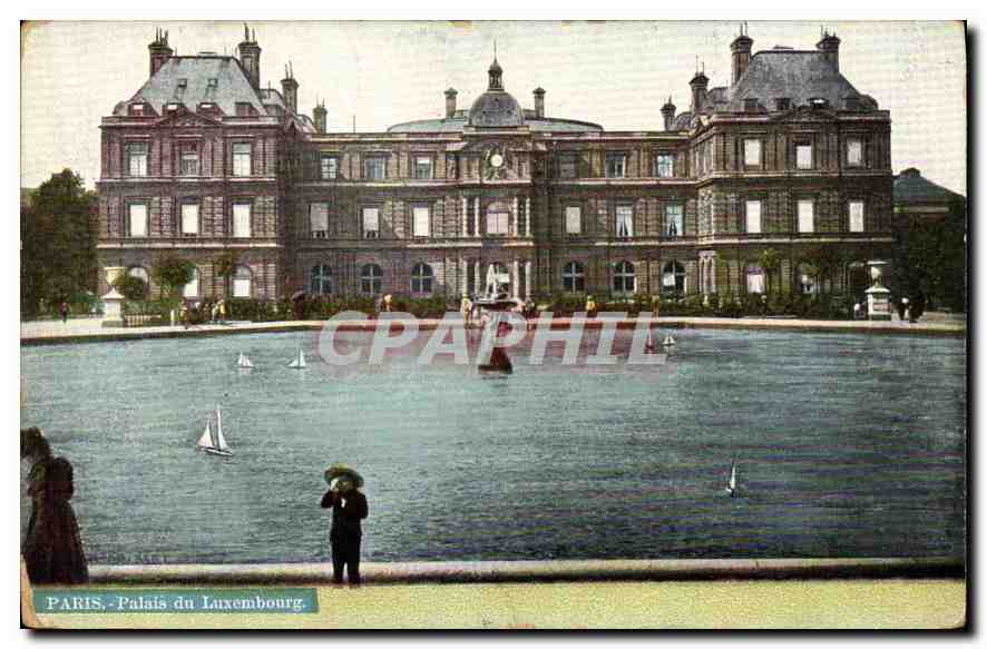 CPA Paris Palais du Luxembourg