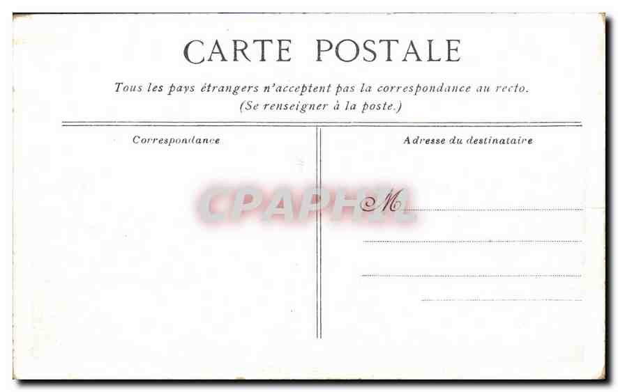 CPA Paris Arc de Triomphe Place Du Carrousel — Rückseite