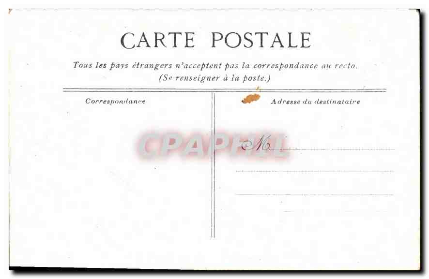 CPA Paris Le Lion de Belfort — Rückseite