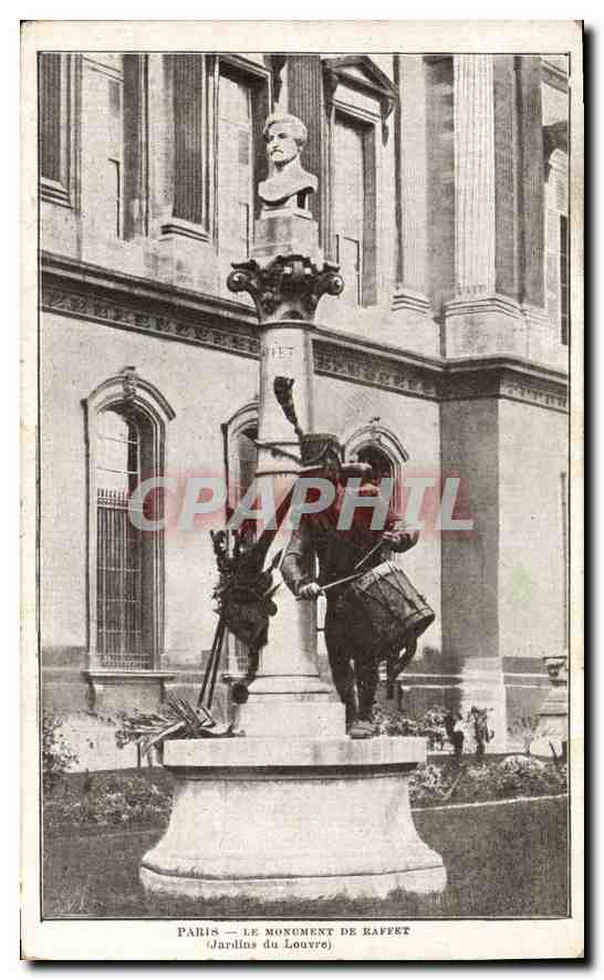 CPA Paris Le Monument de Raffet (Jardin du Louvre)