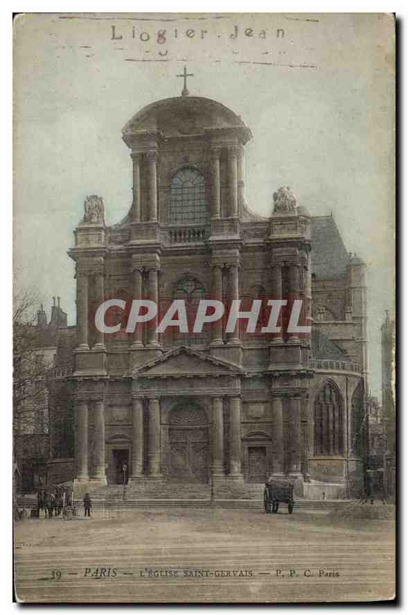 CPA Paris L'Eglise Saint Gervais