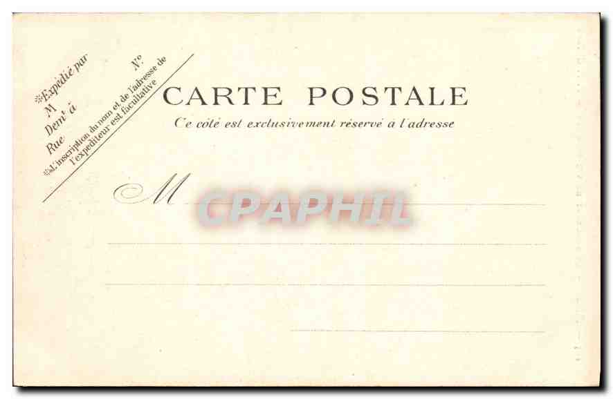 CPA Paris Le Monument De Victor Hugo — Rückseite