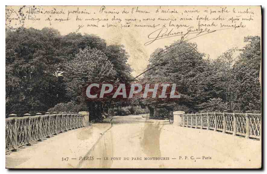 CPA Paris Le Font Du Parc Montsouris