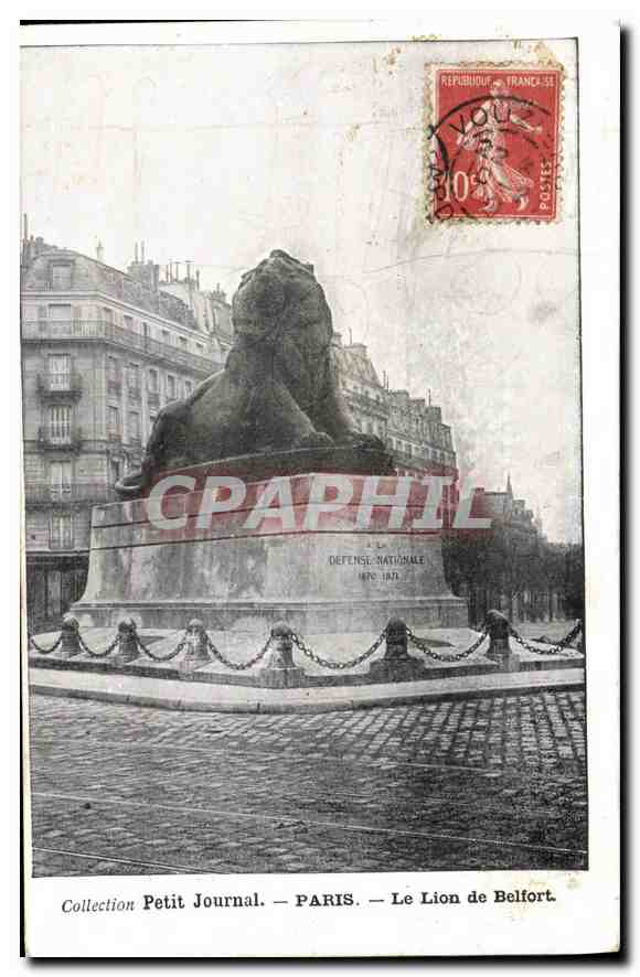CPA Paris Le Lion de Belfort