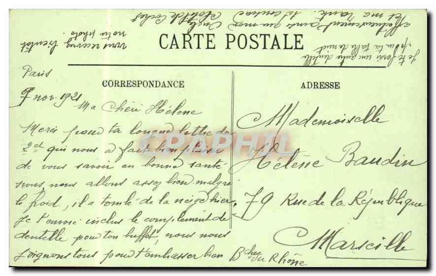 CPA Paris Le Val de Grace — Rückseite