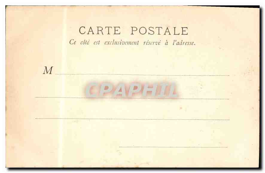 CPA Paris Fontaine Medicis — Rückseite