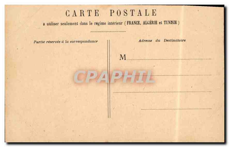 CPA Paris Palais du Luxembourg — Rückseite