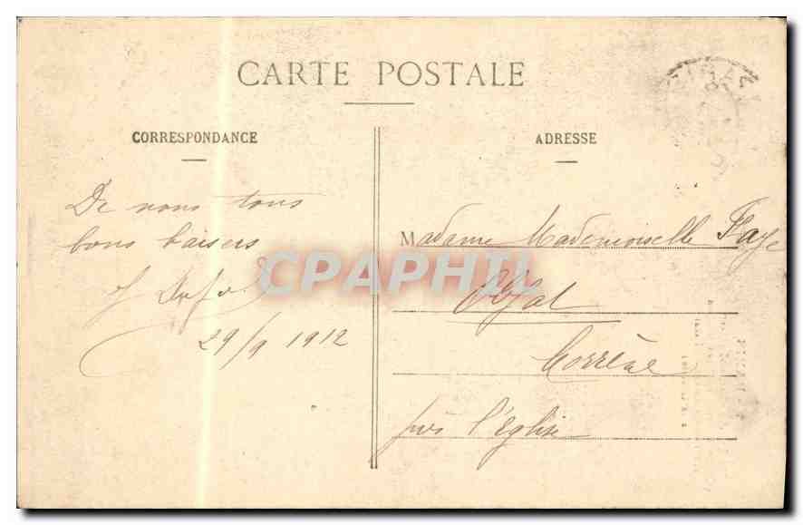 CPA Paris N D de Consolation — Rückseite