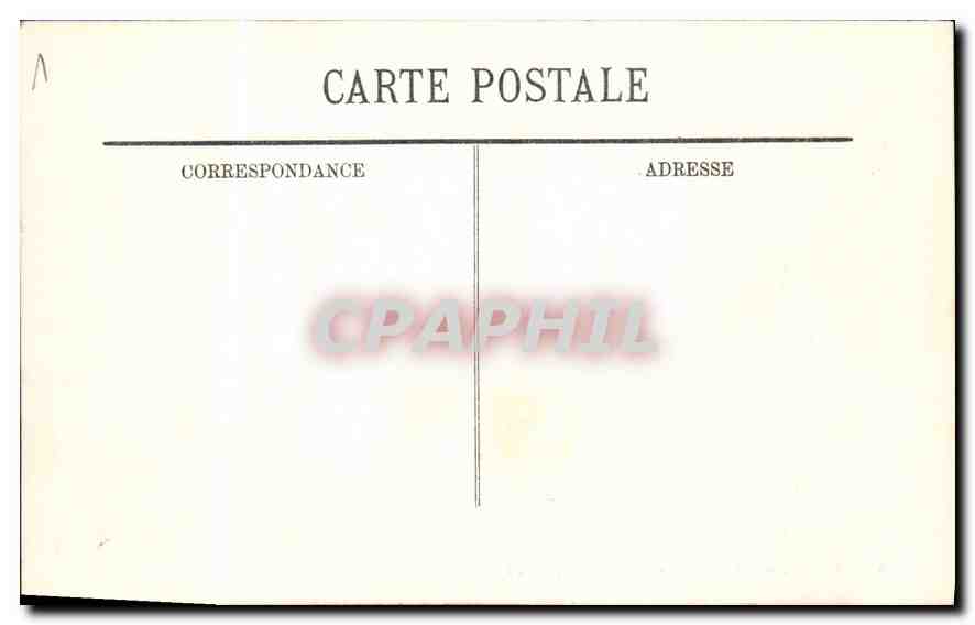 CPA Paris Le Palais du Luxembourg — Rückseite