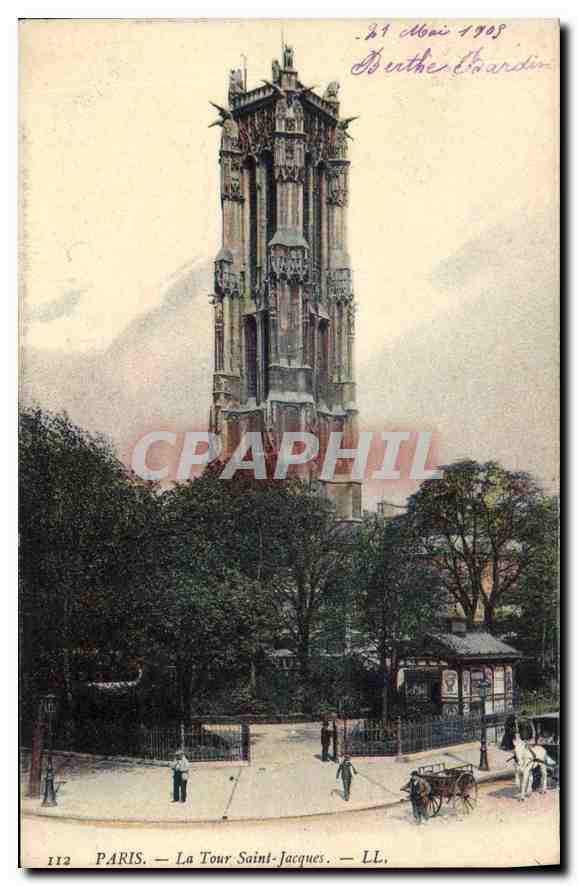 CPA Paris La Tour Saint Jacques