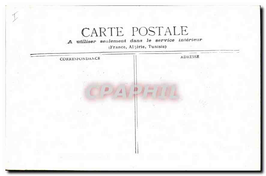 CPA Paris Le Conseil d'Etat Place du Palais Royal — Rückseite