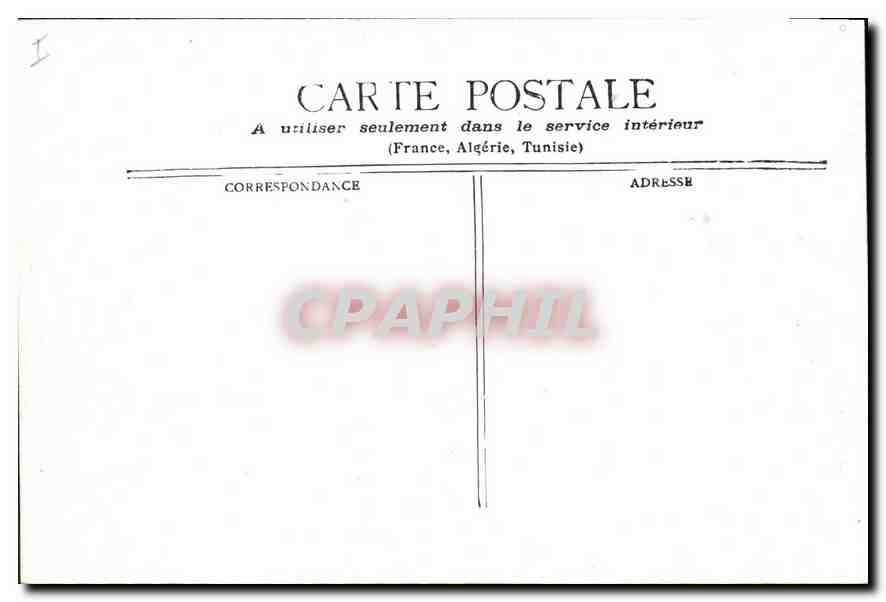 CPA Paris La du Bois de Boulogne — Rückseite