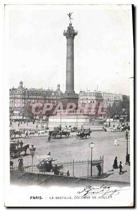 CPA Paris la Bastille Colonne du Juillet