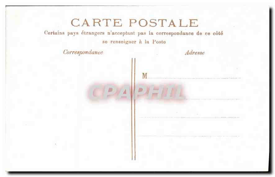 CPA Paris Pont Alexandre III — Verso