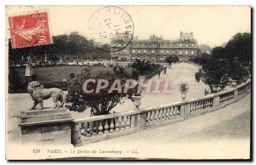 CPA Paris Le Jardin du Luxembourg