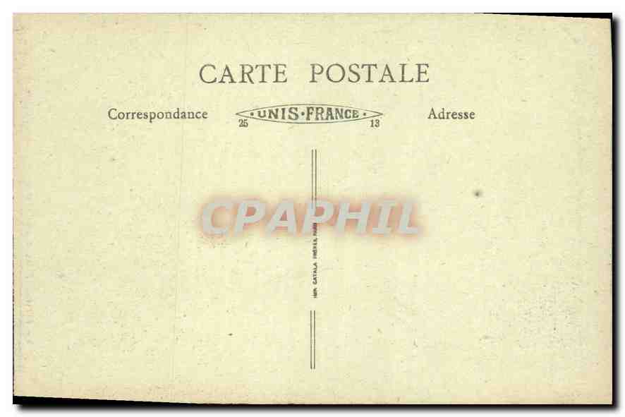 CPA Paris Prieure Benedictin Entree de l'Eglise — Verso