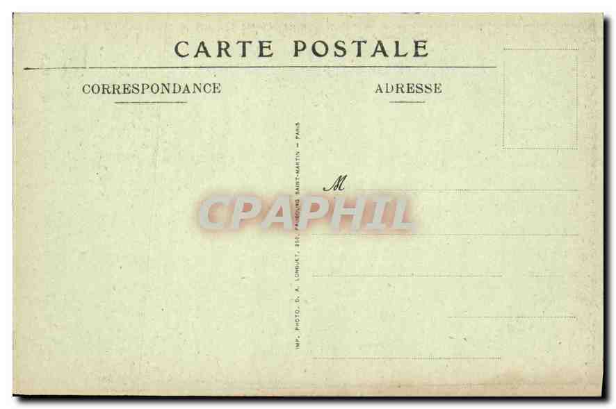 CPA Basilique du Sacre Coeur de Montmartre Perspective interieure — Verso